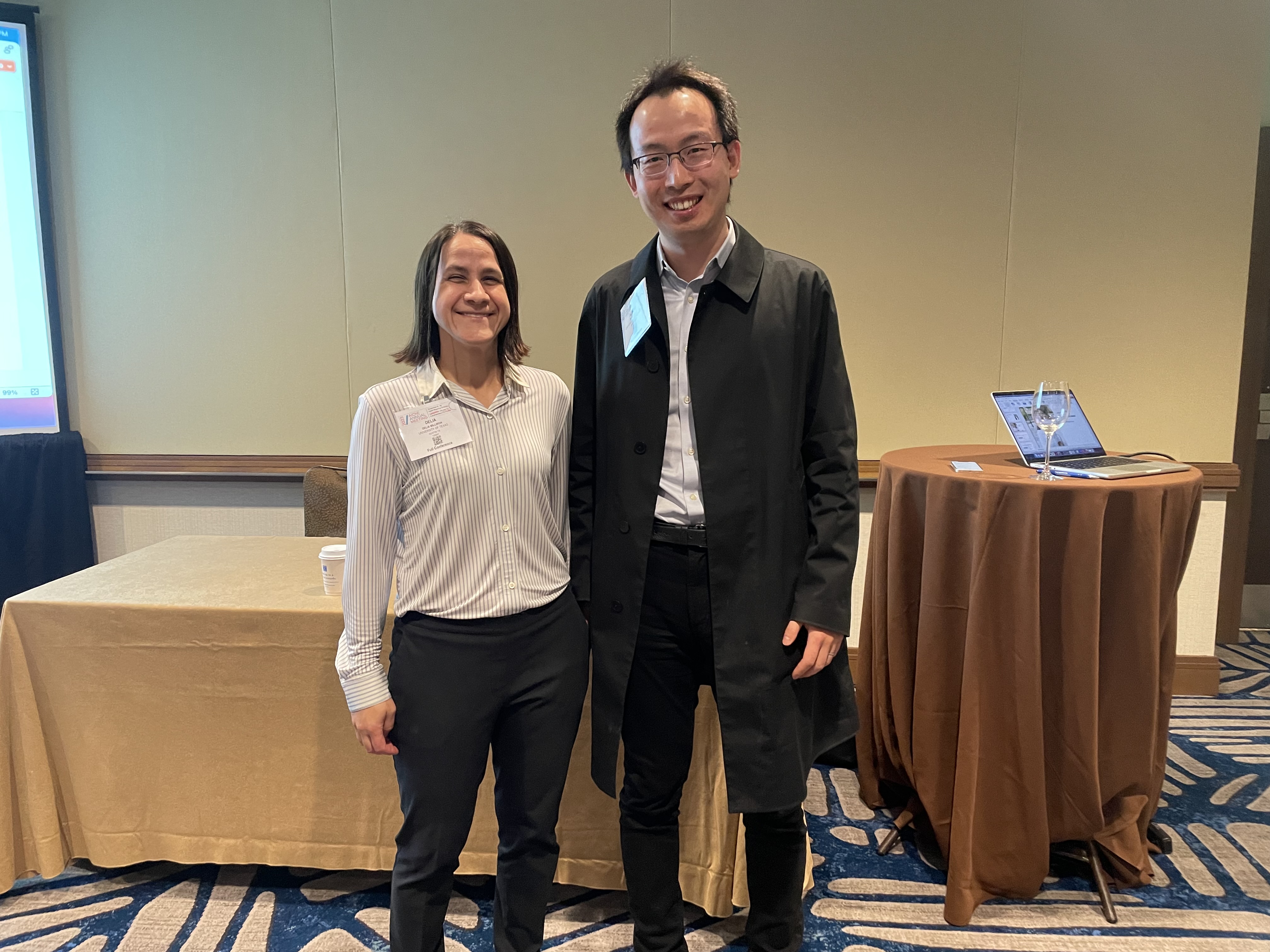 Professor Delia Milliron from UT Austin and Albert Liu, Assistant Professor at University of Michigan